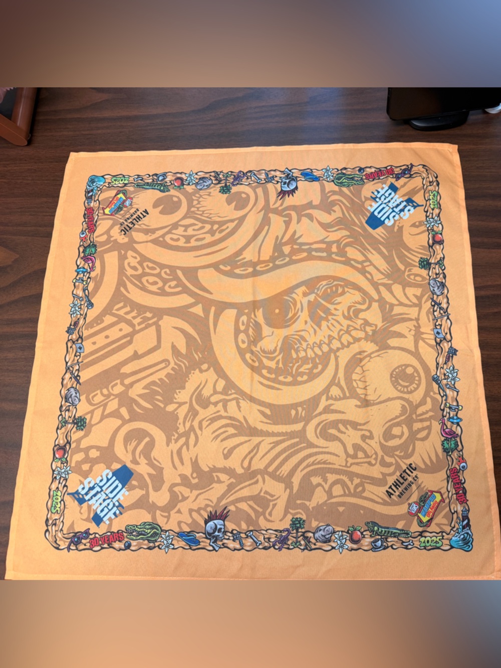 Vans Warped Tour 2025 Athletic Brewing Company Side Stage A Bandana